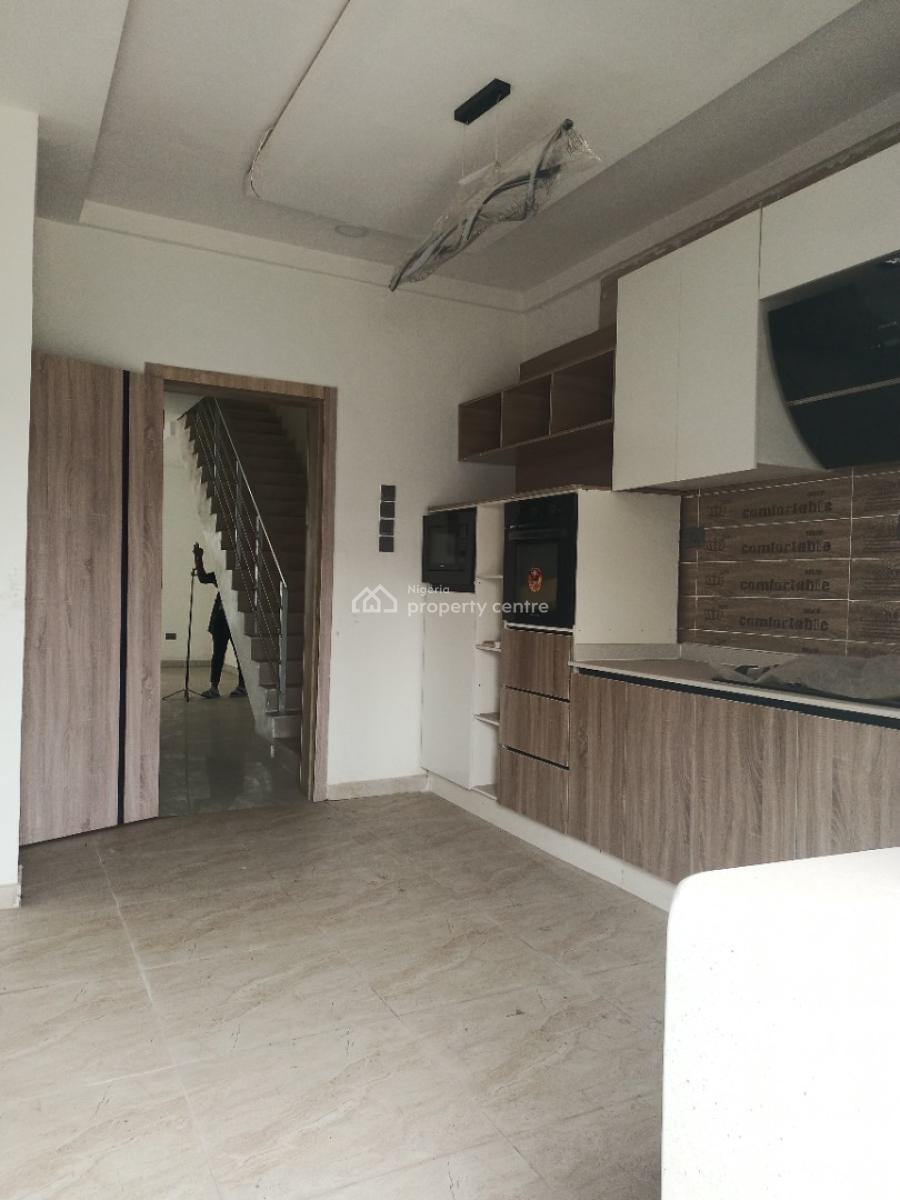 4bedroom Semi Detached Duplex with Bq, Private Pool, in a Well Secured Estate, Sangotedo, Ajah, Lagos, Semi-detached Duplex for Sale