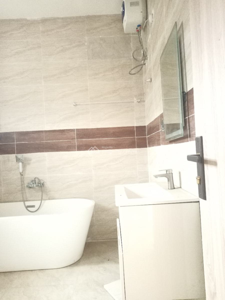 4bedroom Semi Detached Duplex with Bq, Private Pool, in a Well Secured Estate, Sangotedo, Ajah, Lagos, Semi-detached Duplex for Sale