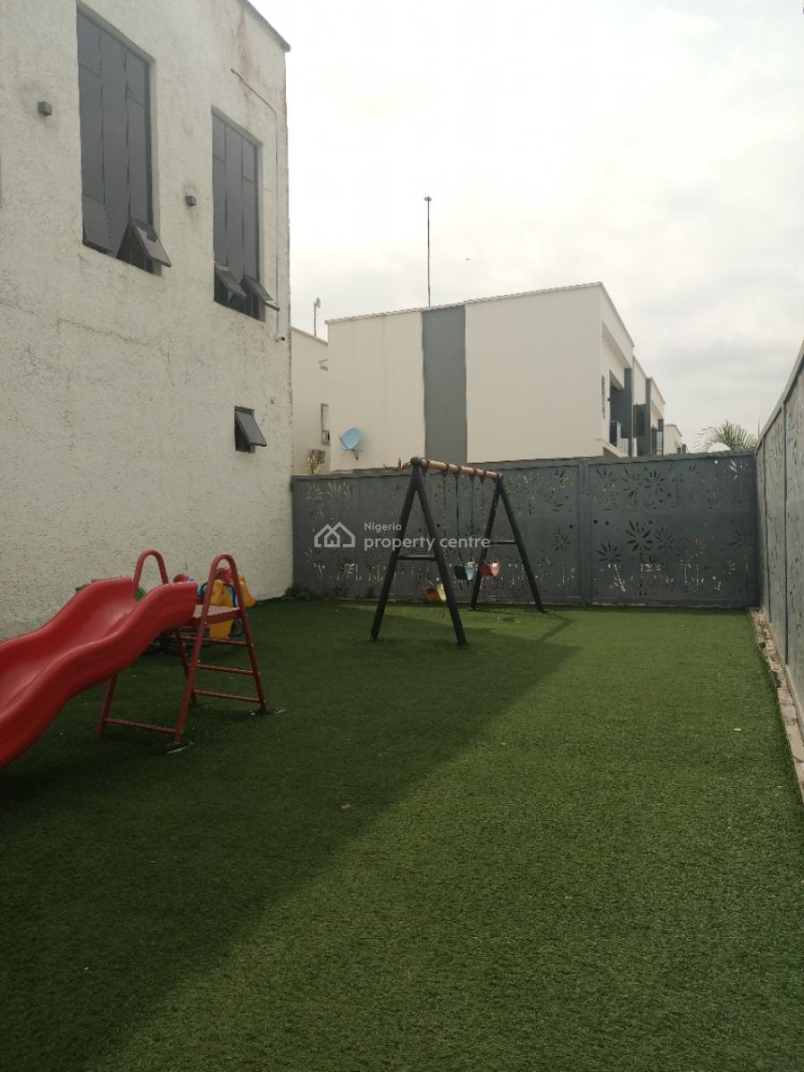 4bedroom Semi Detached Duplex with Bq, Private Pool, in a Well Secured Estate, Sangotedo, Ajah, Lagos, Semi-detached Duplex for Sale