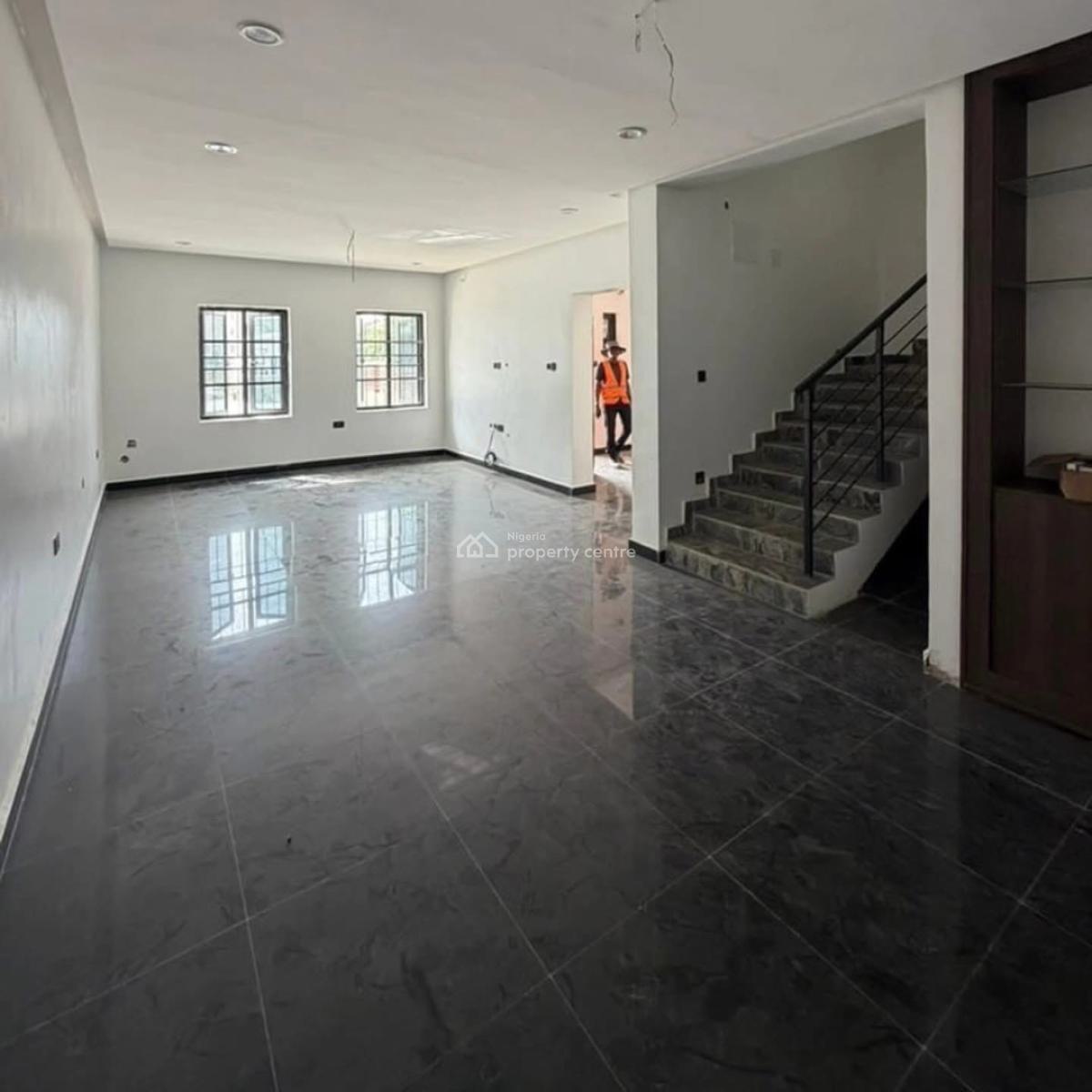 Brand New 4 Bedroom Spacious Terrace Duplex with Bq ,gym Room, Serene Neighborhood, Good Access Road, Wuye, Abuja, Terraced Duplex for Sale