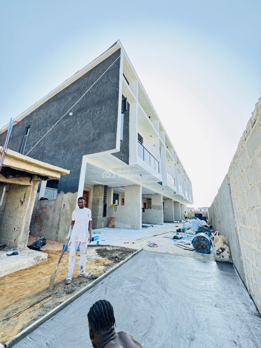 Spacious 3bedroom Terraced Duplex Plus Bq Comes with Solar, Lekki, Lagos, Terraced Duplex for Sale