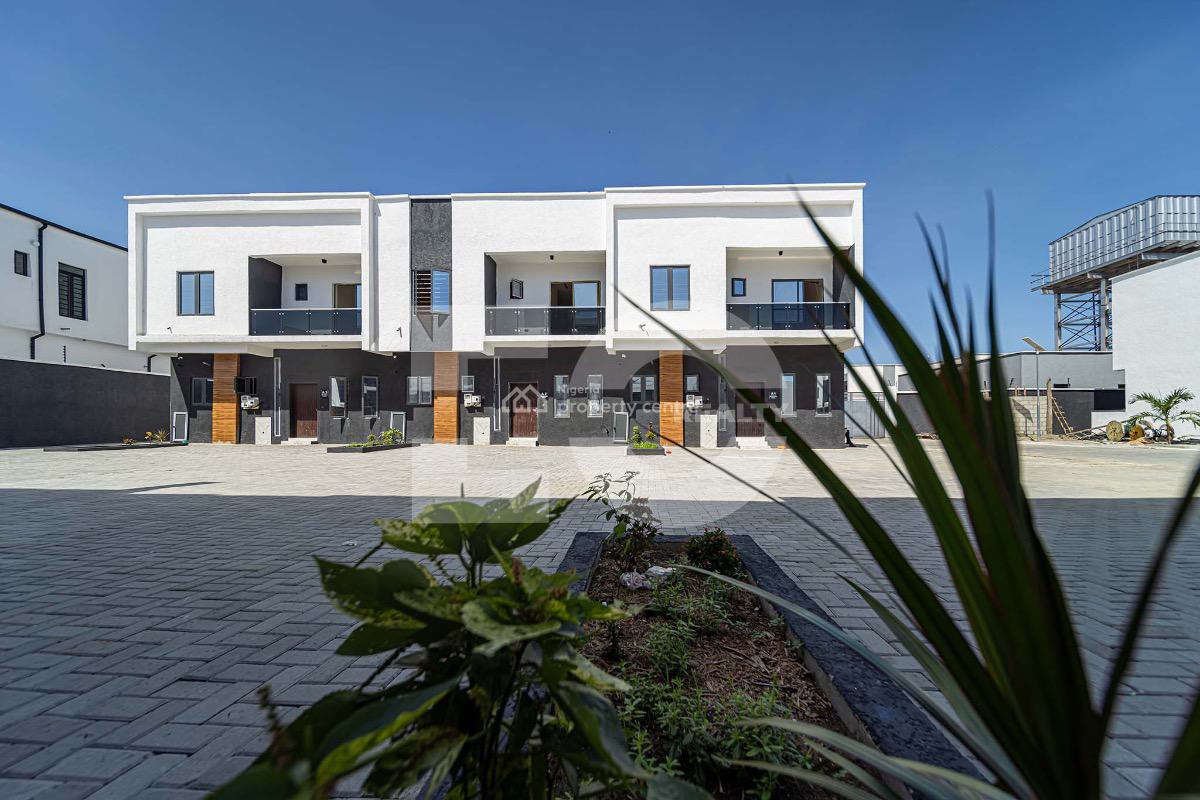 Premium 3 Bedroom Terrace Duplex with Gym, Cctv, Pool, 24/7 Light, Ogombo, Ajah, Lagos, Terraced Duplex for Rent