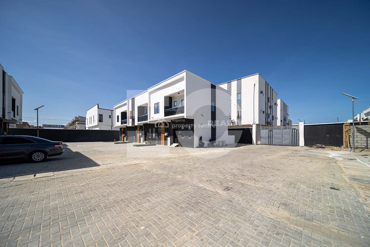 Premium 3 Bedroom Terrace Duplex with Gym, Cctv, Pool, 24/7 Light, Ogombo, Ajah, Lagos, Terraced Duplex for Rent