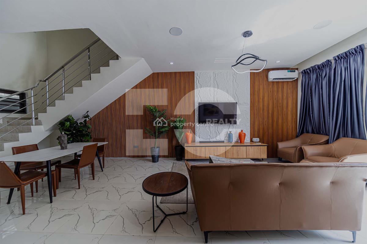 Premium 3 Bedroom Terrace Duplex with Gym, Cctv, Pool, 24/7 Light, Ogombo, Ajah, Lagos, Terraced Duplex for Rent