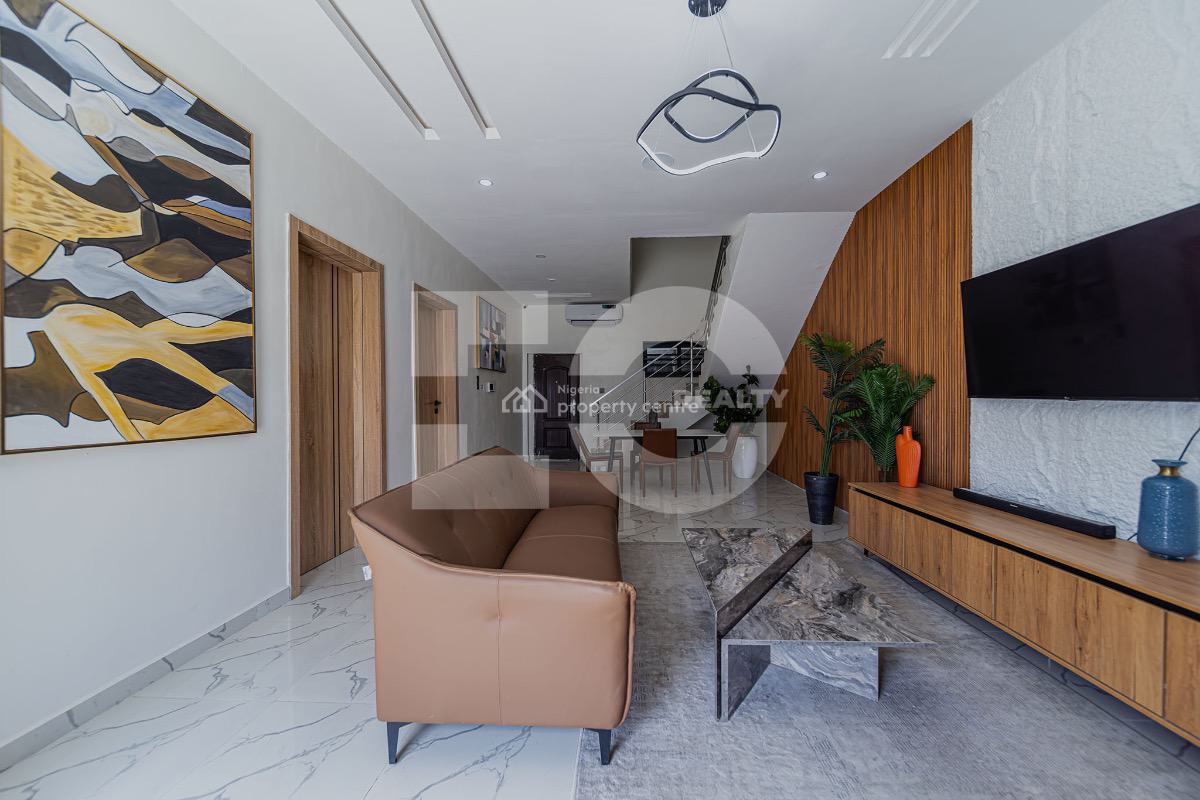 Premium 3 Bedroom Terrace Duplex with Gym, Cctv, Pool, 24/7 Light, Ogombo, Ajah, Lagos, Terraced Duplex for Rent