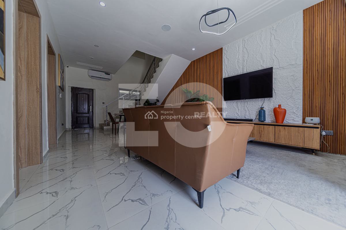 Premium 3 Bedroom Terrace Duplex with Gym, Cctv, Pool, 24/7 Light, Ogombo, Ajah, Lagos, Terraced Duplex for Rent