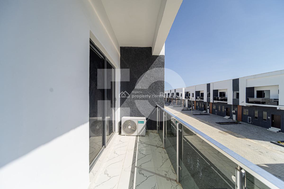 Premium 3 Bedroom Terrace Duplex with Gym, Cctv, Pool, 24/7 Light, Ogombo, Ajah, Lagos, Terraced Duplex for Rent