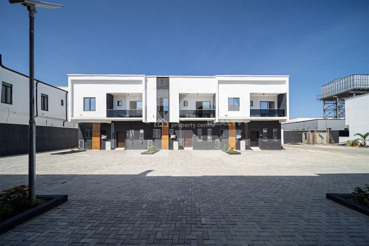 Premium 3 Bedroom Terrace Duplex with Gym, Cctv, Pool, 24/7 Light, Ogombo, Ajah, Lagos, Terraced Duplex for Rent