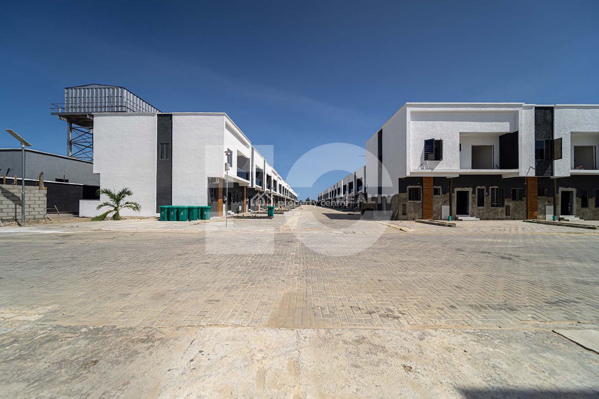 Premium 3 Bedroom Terrace Duplex with Gym, Cctv, Pool, 24/7 Light, Ogombo, Ajah, Lagos, Terraced Duplex for Rent