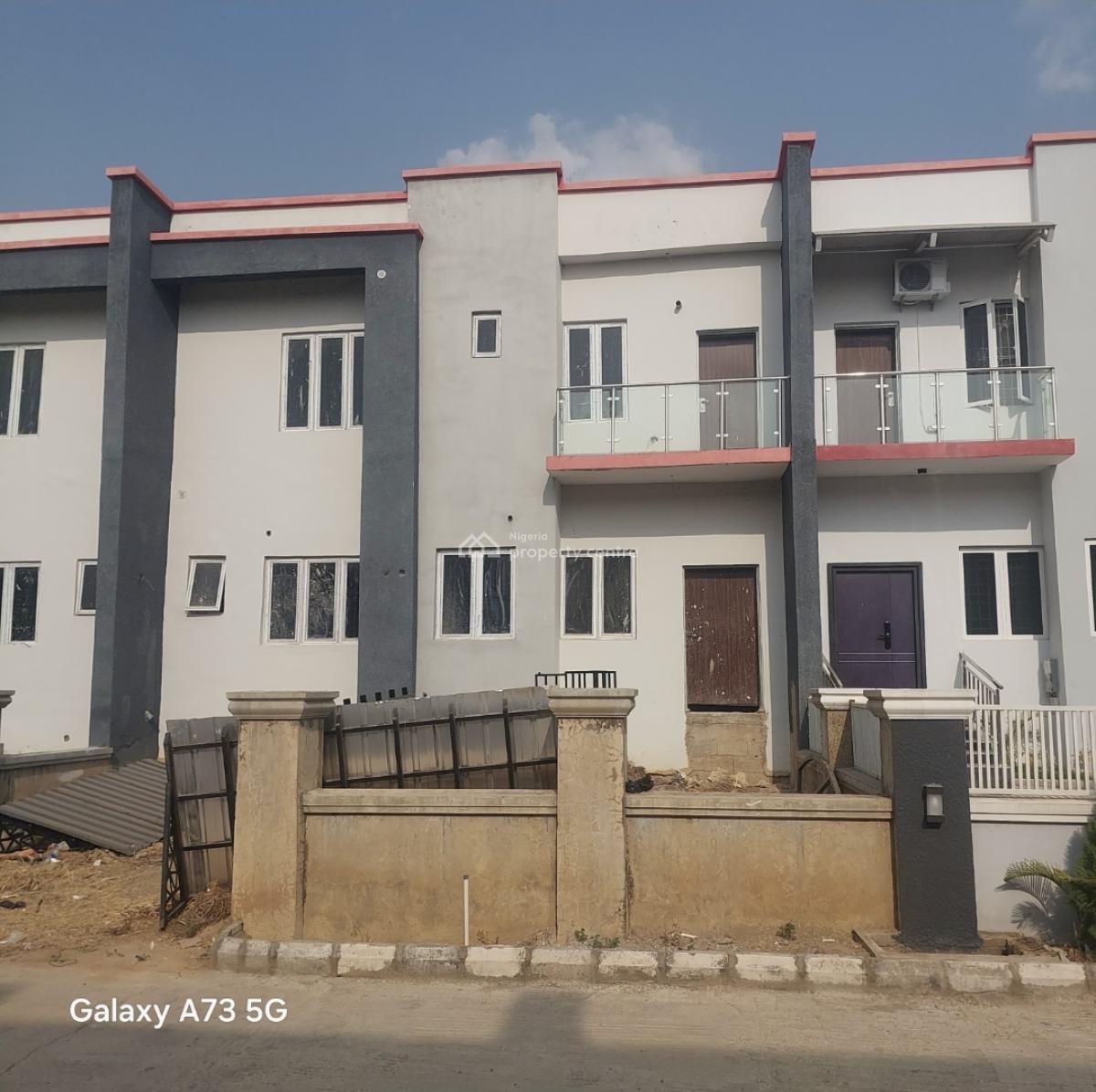 a Pre-finished 4 Bedroom Terrace Duplex, Riverpack Estate, Airport Road, Lugbe District, Abuja, Terraced Duplex for Sale