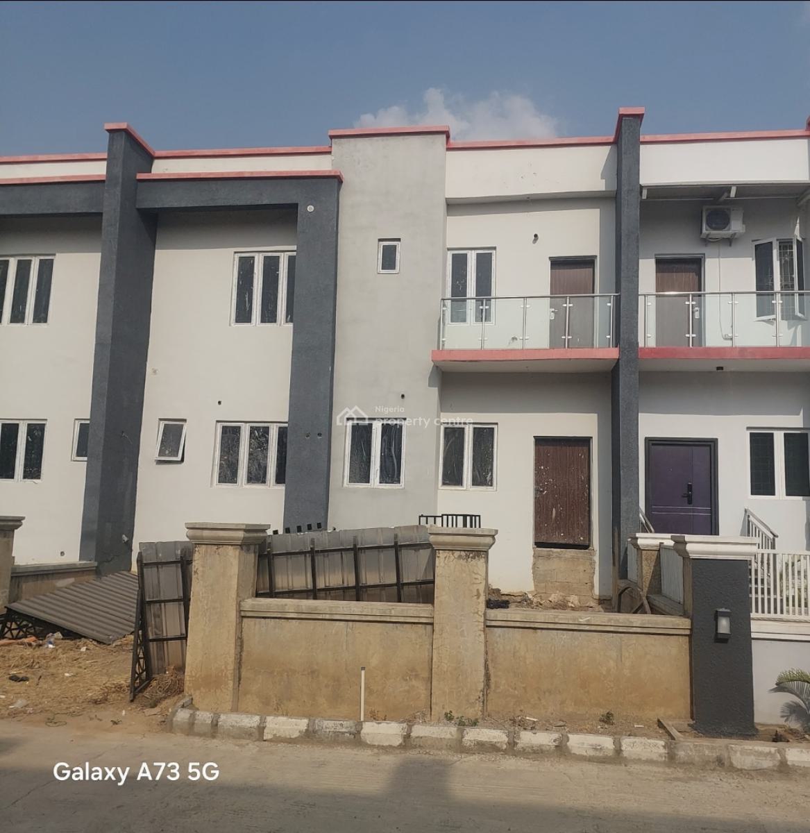 a Pre-finished 4 Bedroom Terrace Duplex, Riverpack Estate, Airport Road, Lugbe District, Abuja, Terraced Duplex for Sale
