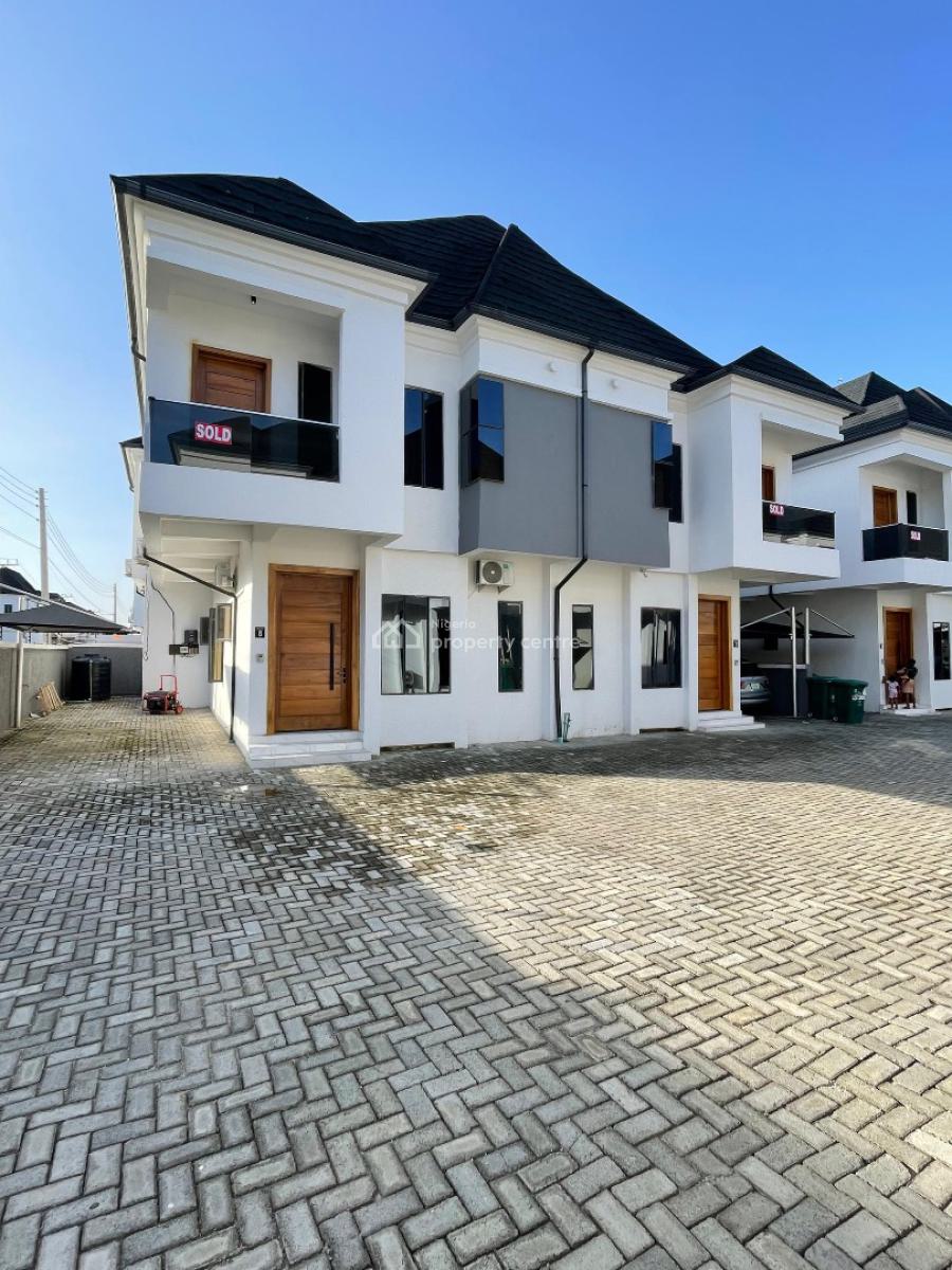 4 Bedroom Semi Detached Duplex with a Bq, Harris Drive, Vgc, Lekki, Lagos, Detached Duplex for Rent