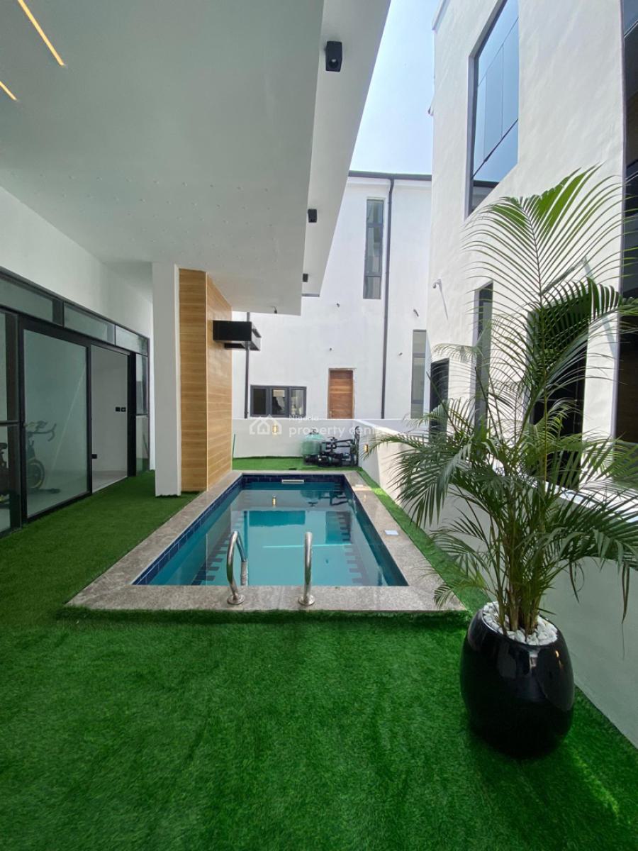 5 Bedroom Fully Detached Duplex with Bq, Cinema, Pool & Penthouse, Conservation, Lekki, Lagos, Detached Duplex for Sale