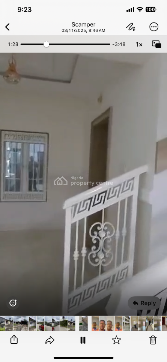 Standard 2 Bedroom Duplex with Federal Light, Shell Cooperative Eneka Eliozu Link Road, Eneka, Port Harcourt, Rivers, Flat / Apartment for Rent