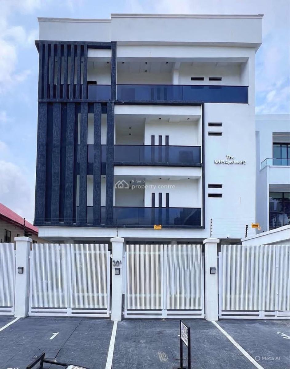 Fully Serviced 3 Bedroom Apartment with Bq, Lekki Phase 1, Lekki, Lagos, Block of Flats for Sale