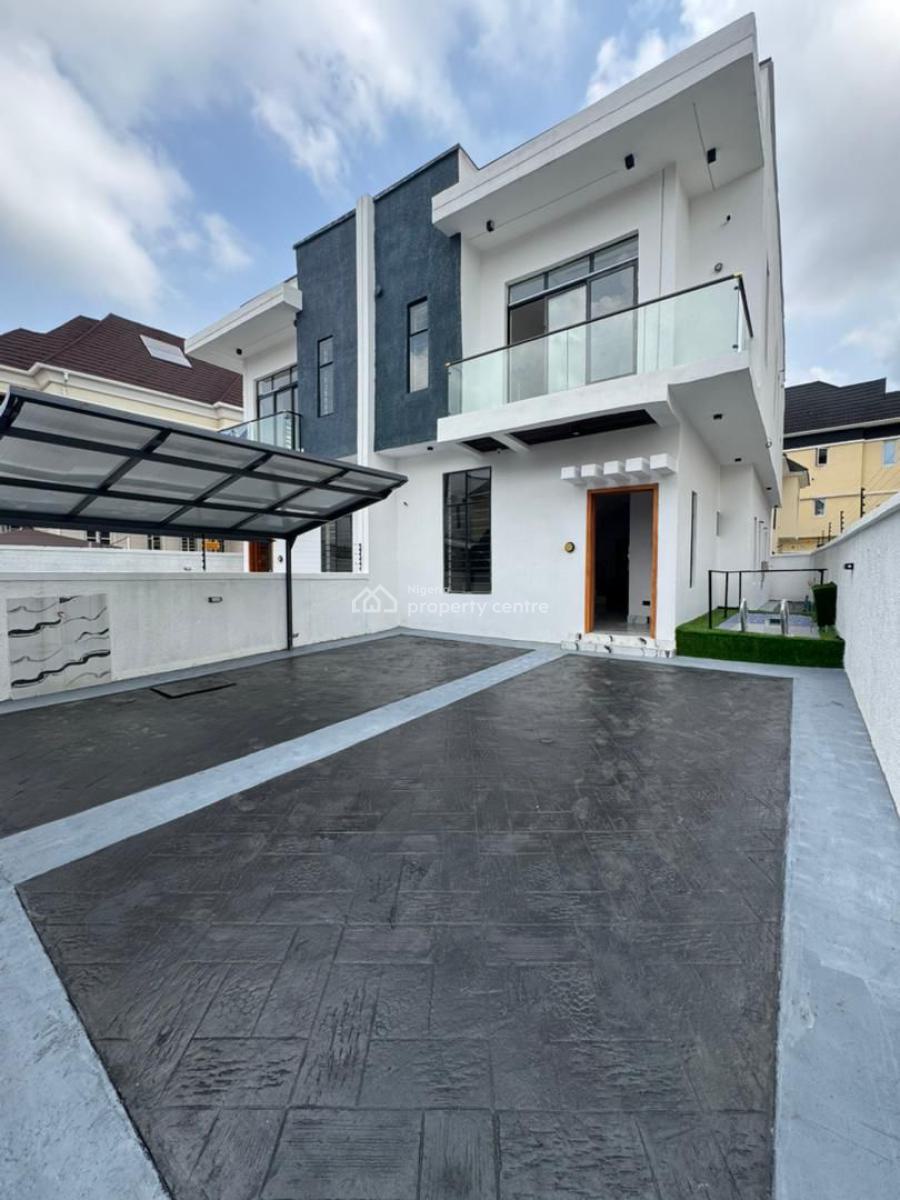 Spacious 4 Bedroom Semi Detached Duplex with a Bq, Megamound Estate, Lekki, Lagos, Detached Duplex for Sale