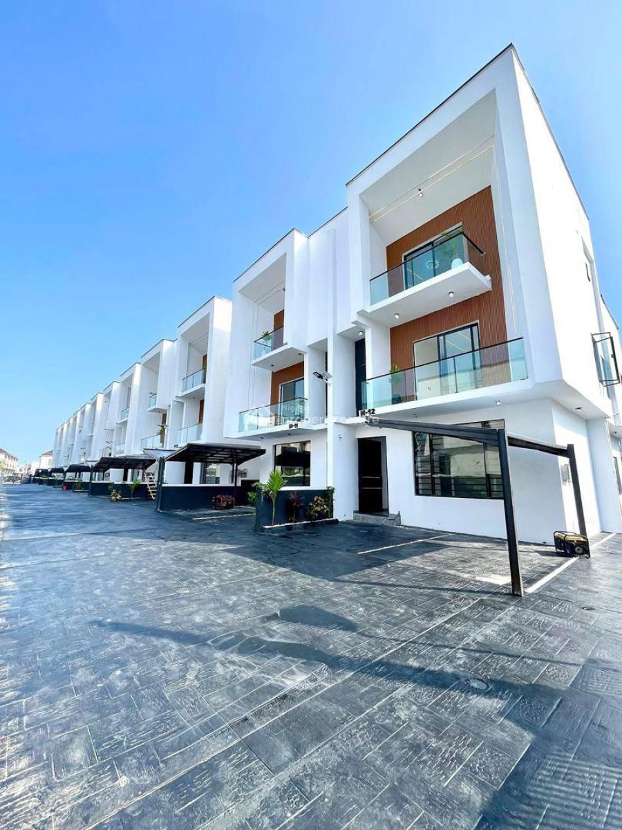 Brand New 4 Bedroom Semi Detached with Bq & Communal Pool, Orchid Road, Lekki Phase 2, Lekki, Lagos, Semi-detached Duplex for Sale