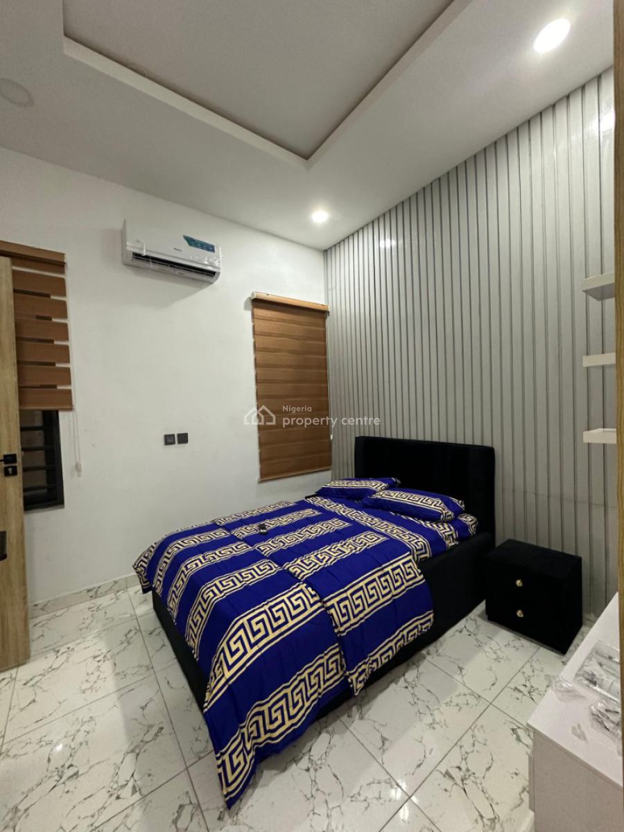 Fully Serviced Furnished 2bedrooms Apartment with Solar Inv, Chevron, Lekki, Lagos, Flat / Apartment for Rent