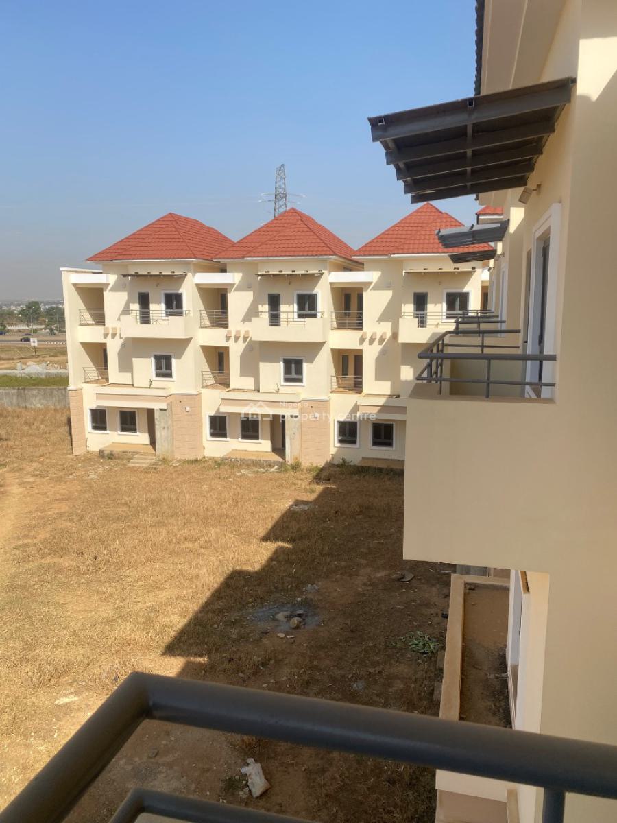 Luxury & Newly Built 4 Bedroom Terrace Duplex with Bq, First Plot By The Expressway, By Von Radio Station, Lugbe District, Abuja, Terraced Duplex for Sale