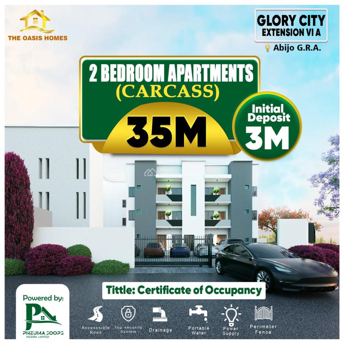 House with C of O at Glory City Extension Vi, Abijo Gra Lekki Epe Expressway Lagos, Abijo, Lekki, Lagos, House for Sale