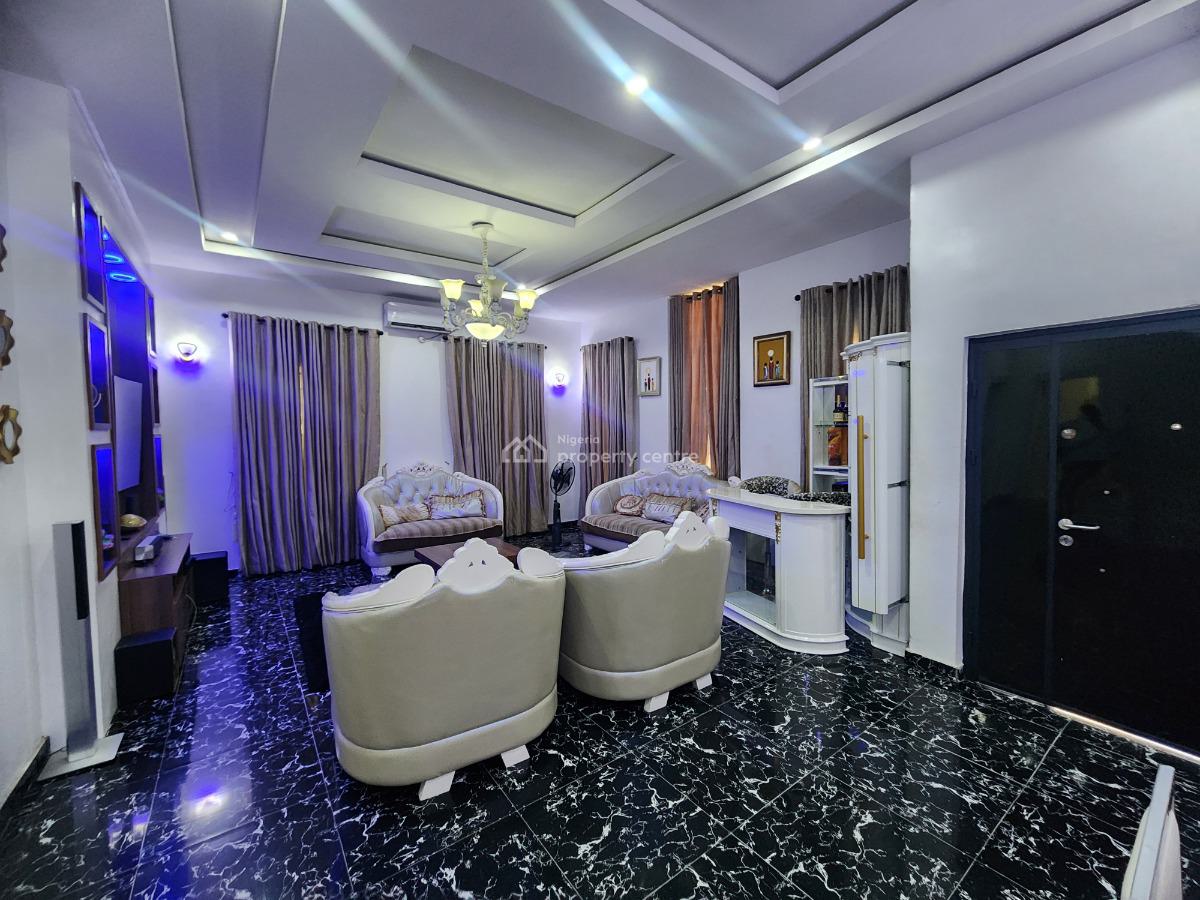 Fully Furnished 4 Bedroom Fully Detached Duplex with Bq + Solar & Gen, Lekky County, Ikota Villa, Lekki, Lagos, Detached Duplex for Rent