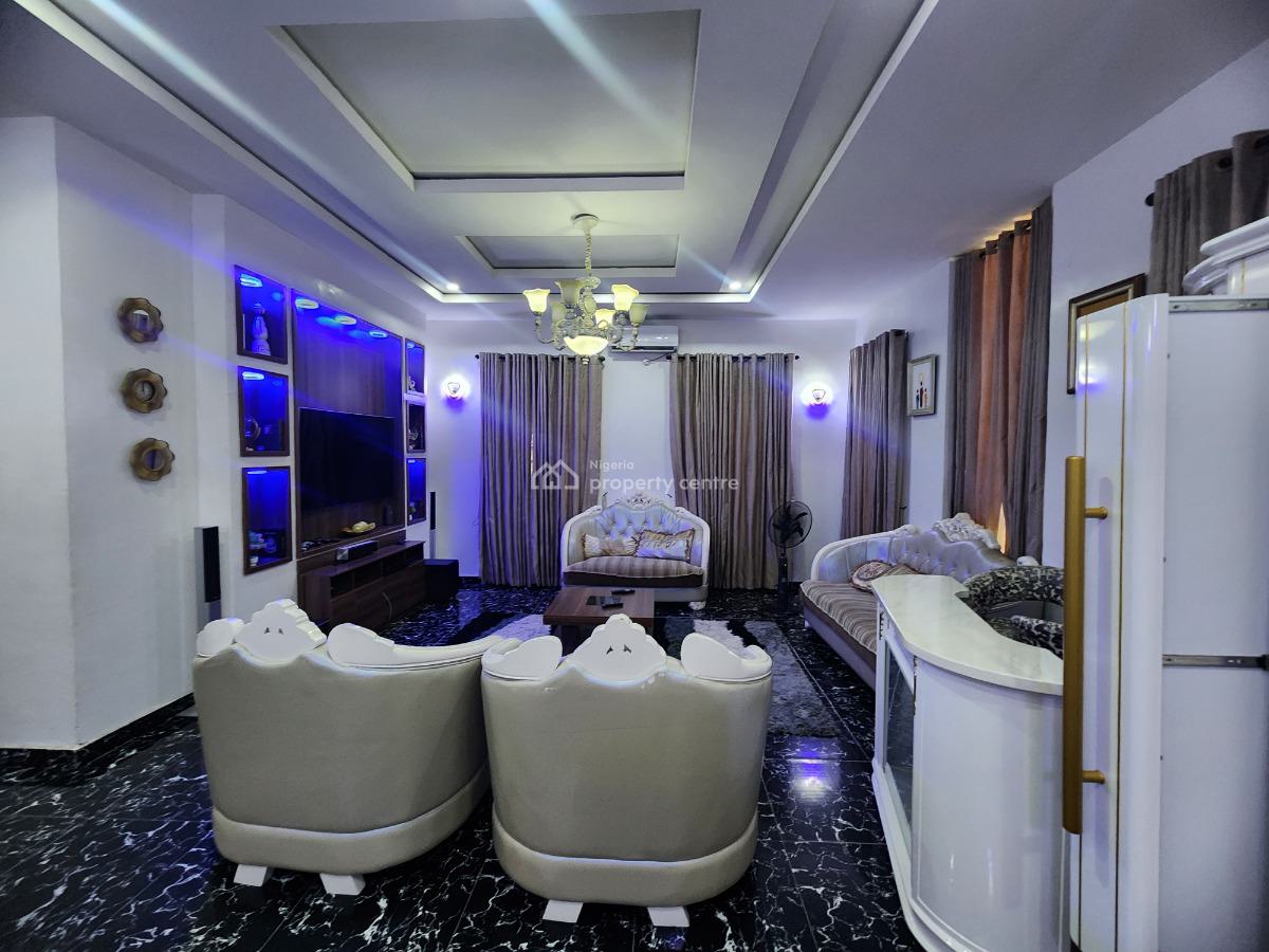 Fully Furnished 4 Bedroom Fully Detached Duplex with Bq + Solar & Gen, Lekky County, Ikota Villa, Lekki, Lagos, Detached Duplex for Rent