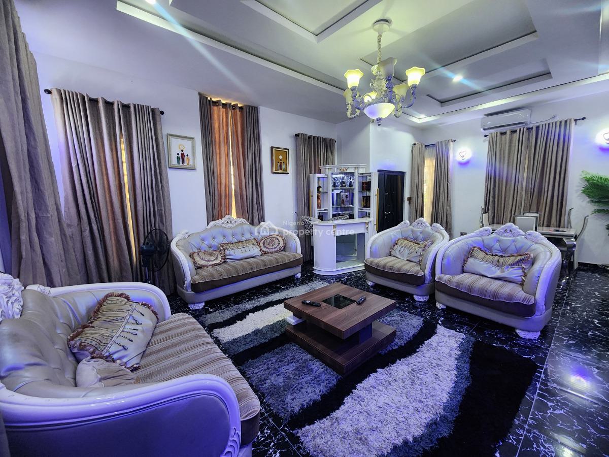 Fully Furnished 4 Bedroom Fully Detached Duplex with Bq + Solar & Gen, Lekky County, Ikota Villa, Lekki, Lagos, Detached Duplex for Rent