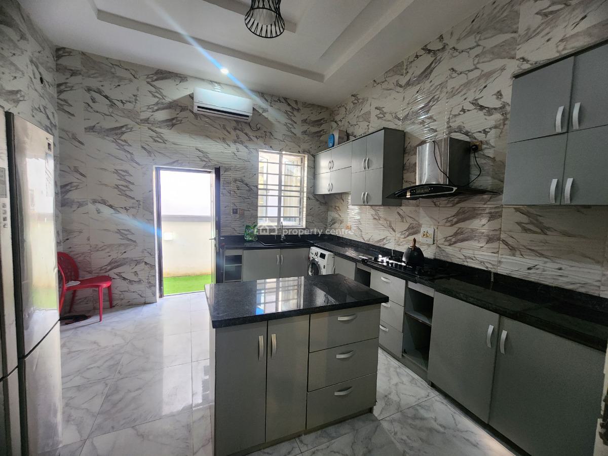 Fully Furnished 4 Bedroom Fully Detached Duplex with Bq + Solar & Gen, Lekky County, Ikota Villa, Lekki, Lagos, Detached Duplex for Rent