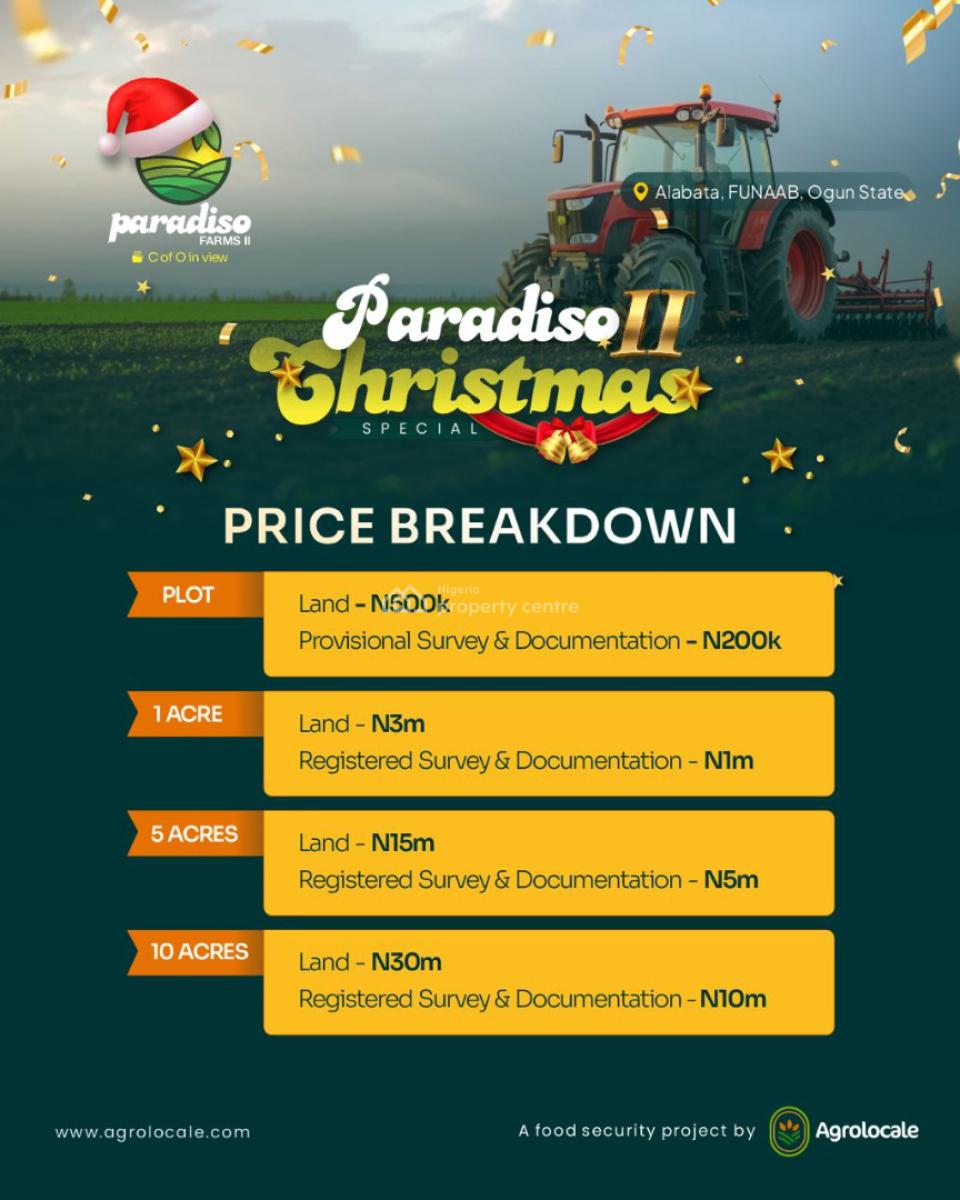 Earn Money Passively Through Farming, Abeokuta South, Ogun, Mixed-use Land for Sale