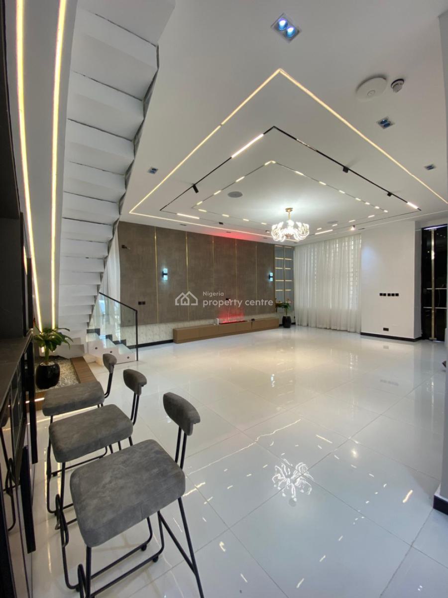 5 Bedroom Fully Detached Duplex with Bq, Pool, Gym, Penthouse, Conservation, Lekki, Lagos, Detached Duplex for Sale