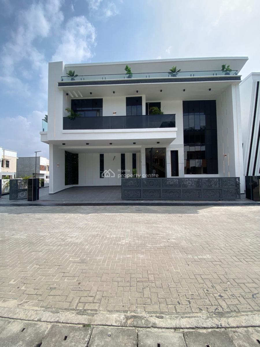 5 Bedroom Fully Detached Duplex with Bq, Pool, Gym, Penthouse, Conservation, Lekki, Lagos, Detached Duplex for Sale