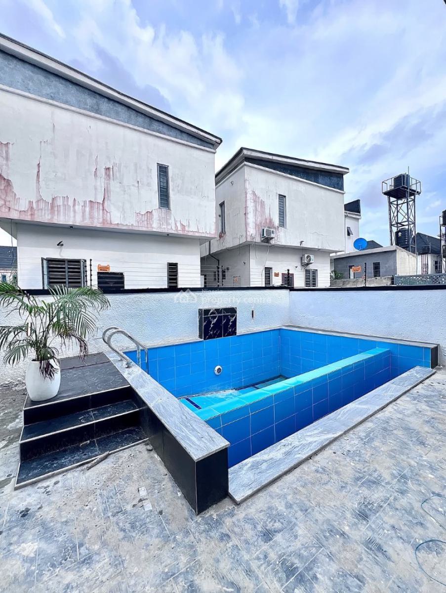 Contemporary 5 Bedroom Detached Duplex with Swimming Pool and Bq, Ajah, Lagos, Detached Duplex for Sale