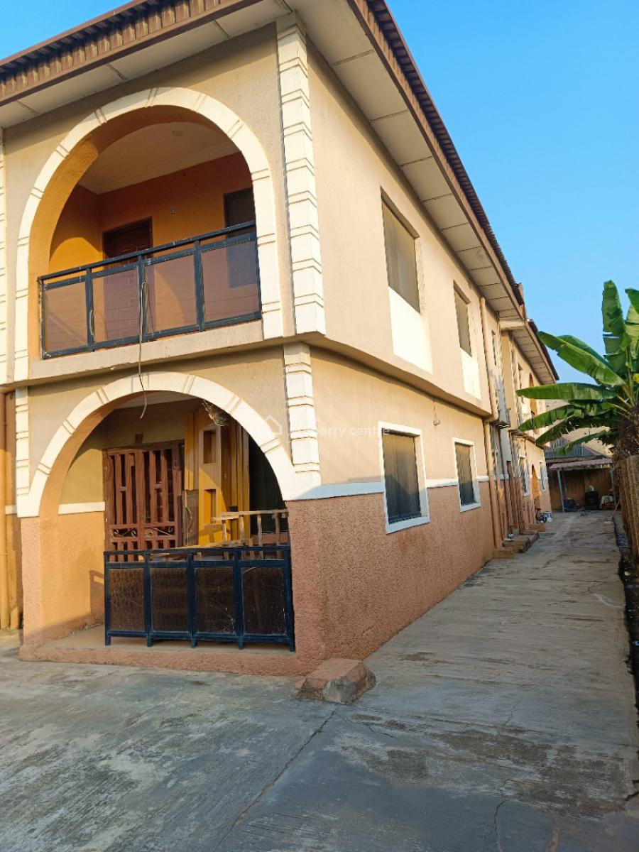 Standard Mini Flat Upstairs Inside an Estate, Waec Ebute Igbogbo Road, Ebute, Ikorodu, Lagos, Mini Flat (room and Parlour) for Rent