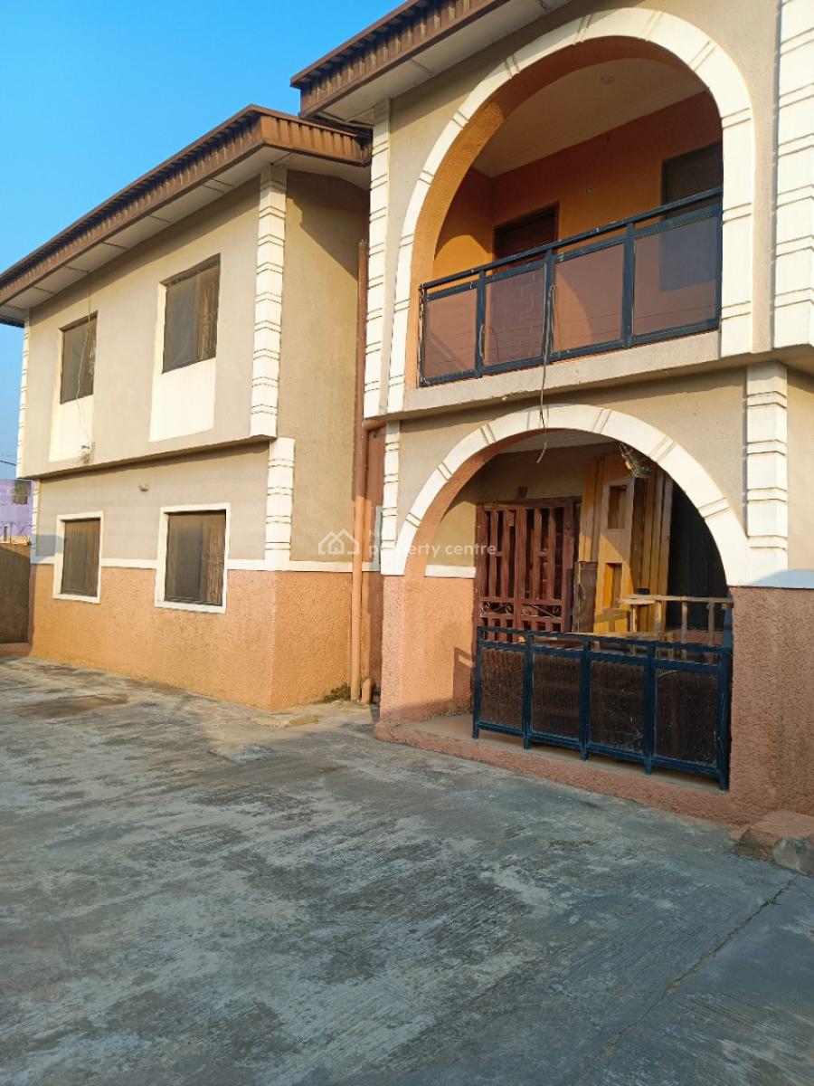 Standard Mini Flat Upstairs Inside an Estate, Waec Ebute Igbogbo Road, Ebute, Ikorodu, Lagos, Mini Flat (room and Parlour) for Rent