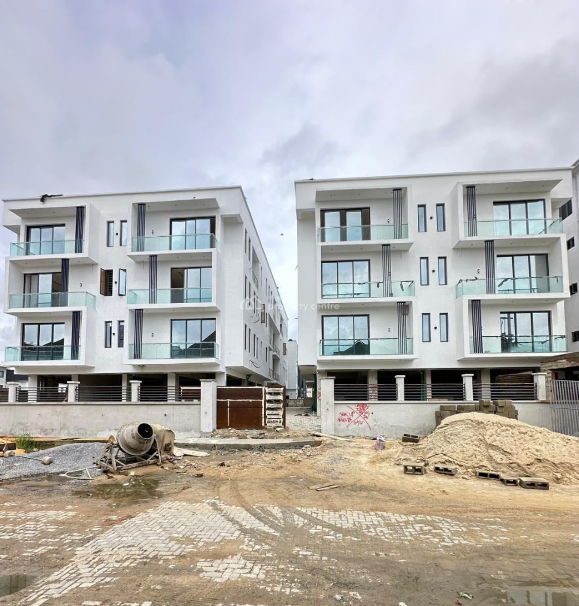 Well Built 3 Bedroom Apartment with Swimming Pool, Gym and Elevator, Lekki Phase 1, Lekki, Lagos, Block of Flats for Sale