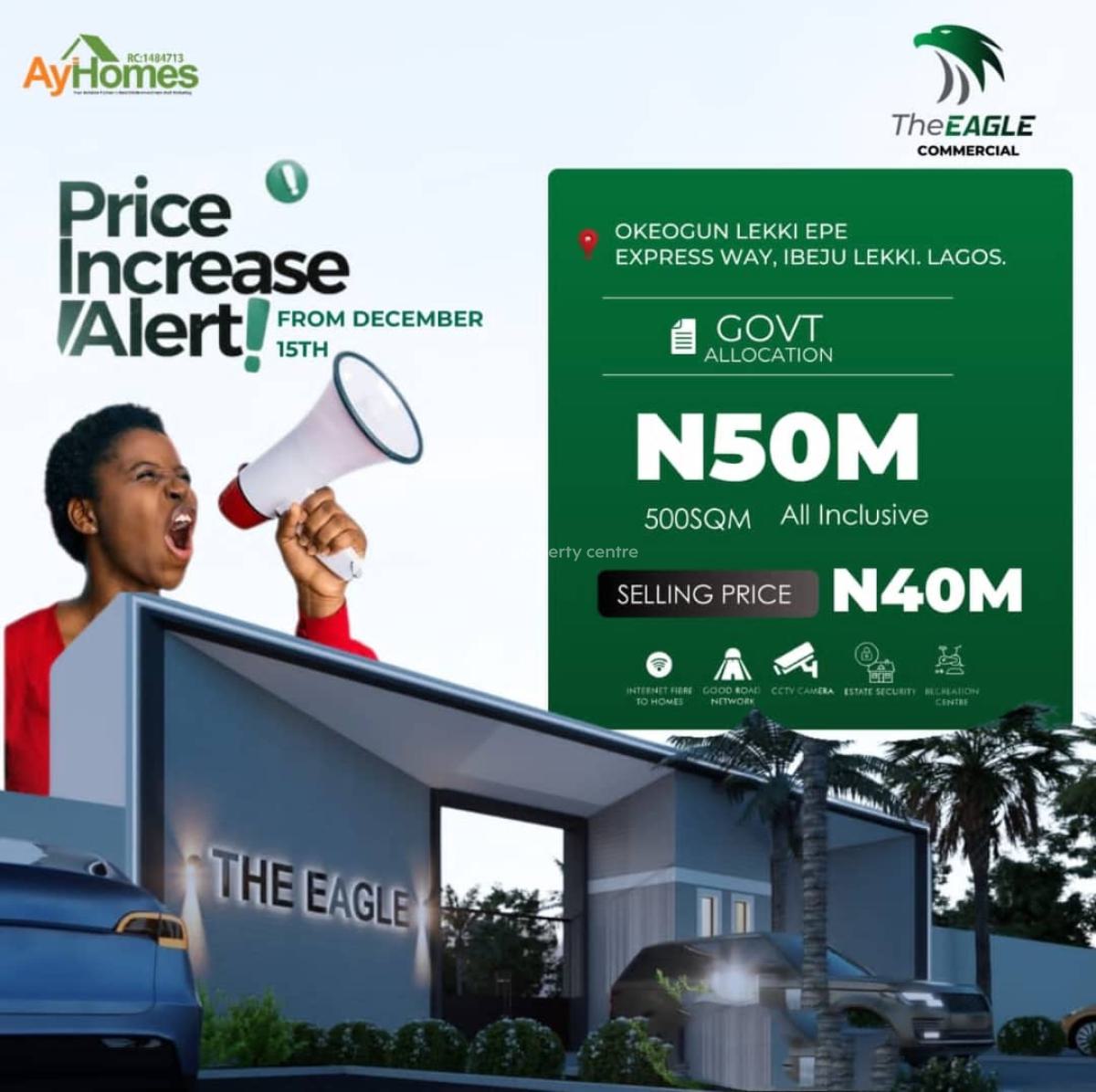 Affordable Land, Okeogun, Lekki-epe Expressway, Ibeju-lekki, Epe, Lagos, Residential Land for Sale