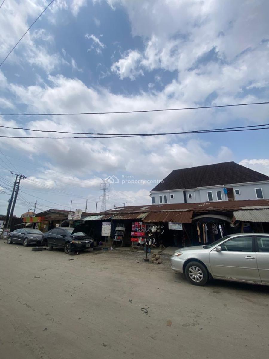Dilapidated Cornerpiece Bungalow (shops + Residential Units)for Grabs, Afolabi Dada Street Off Nnobi Right, Kilo, Surulere, Lagos, Mixed-use Land for Sale