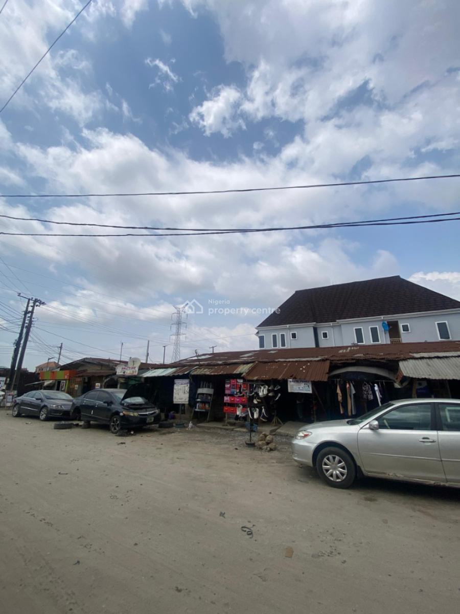 Dilapidated Cornerpiece Bungalow (shops + Residential Units)for Grabs, Afolabi Dada Street Off Nnobi Right, Kilo, Surulere, Lagos, Mixed-use Land for Sale