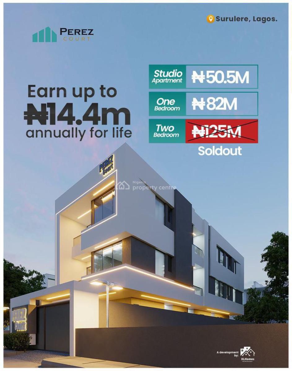 Own Premium Luxury Apartments and Earn Steady Passive Income, Own Luxury Apartments & Earn From Shortlets, Surulere, Lagos, Flat / Apartment for Sale
