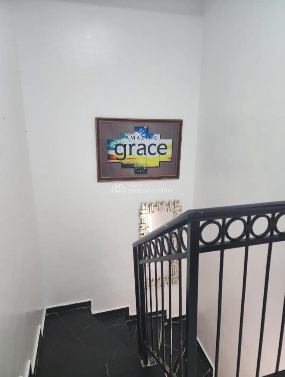 Furnished 3 Bedroom Terrace with Bq, Sangotedo, Ajah, Lagos, Terraced Duplex for Rent