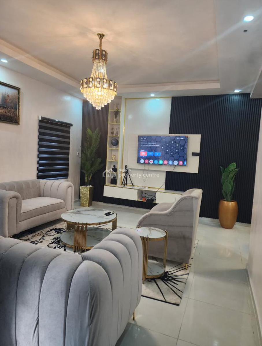 Furnished 3 Bedroom Terrace with Bq, Sangotedo, Ajah, Lagos, Terraced Duplex for Rent