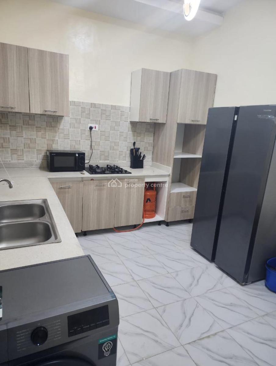 Furnished 3 Bedroom Terrace with Bq, Sangotedo, Ajah, Lagos, Terraced Duplex for Rent