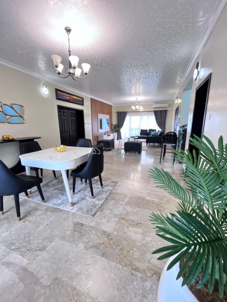 Luxury Furnished 3 Bedroom Flat with Bq and Swimming Pool on 5th Floor, Muri Okunola Street, Victoria Island (vi), Lagos, Flat / Apartment for Rent