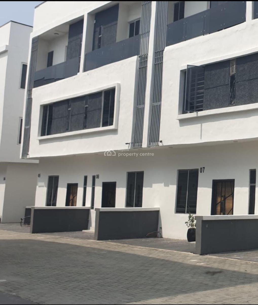 4 Bedroom Terrace Duplex with a Bq, Osapa, Lekki, Lagos, Terraced Duplex for Sale