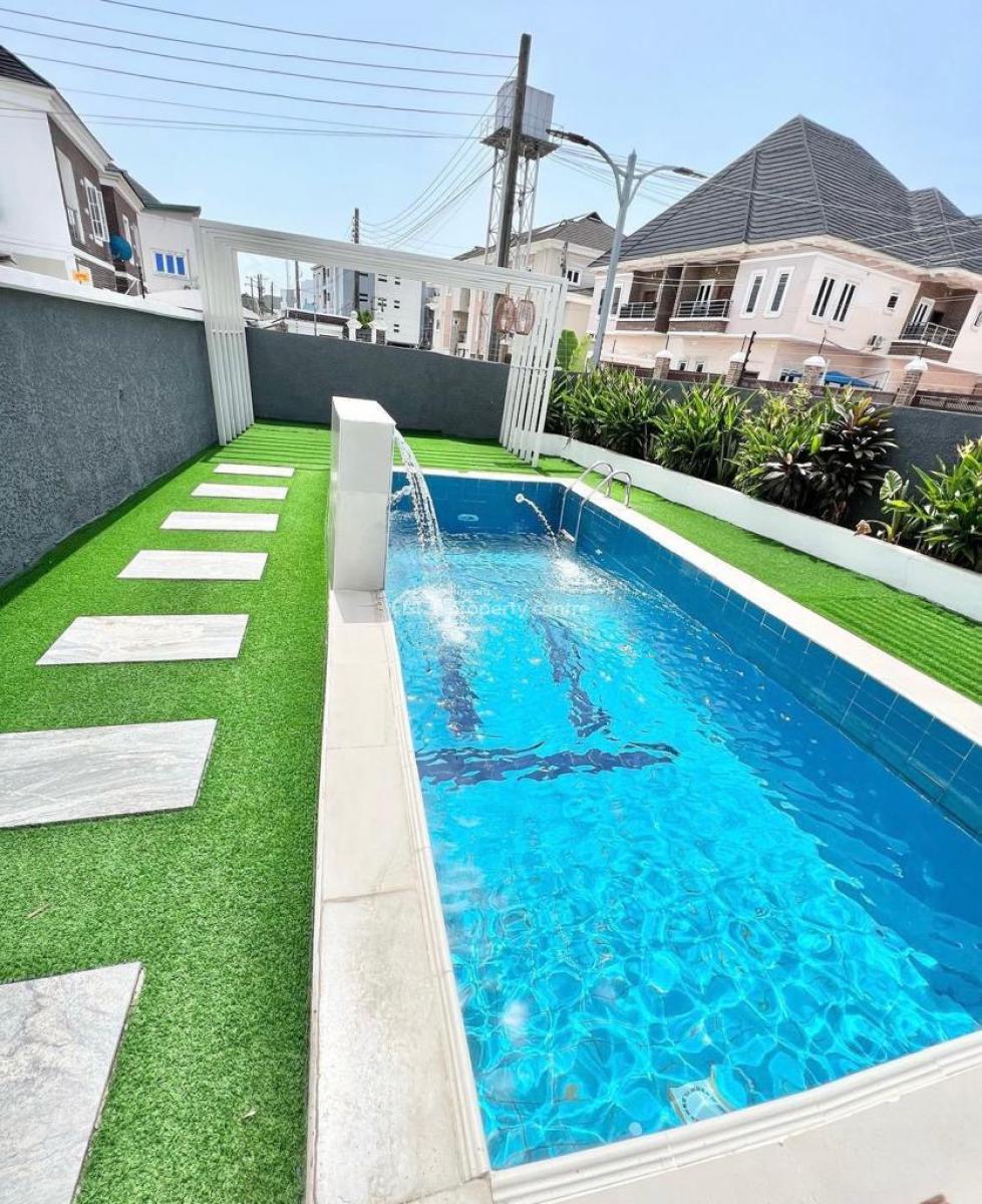 4 Bedroom Terrace Duplex with a Bq, Osapa, Lekki, Lagos, Terraced Duplex for Sale