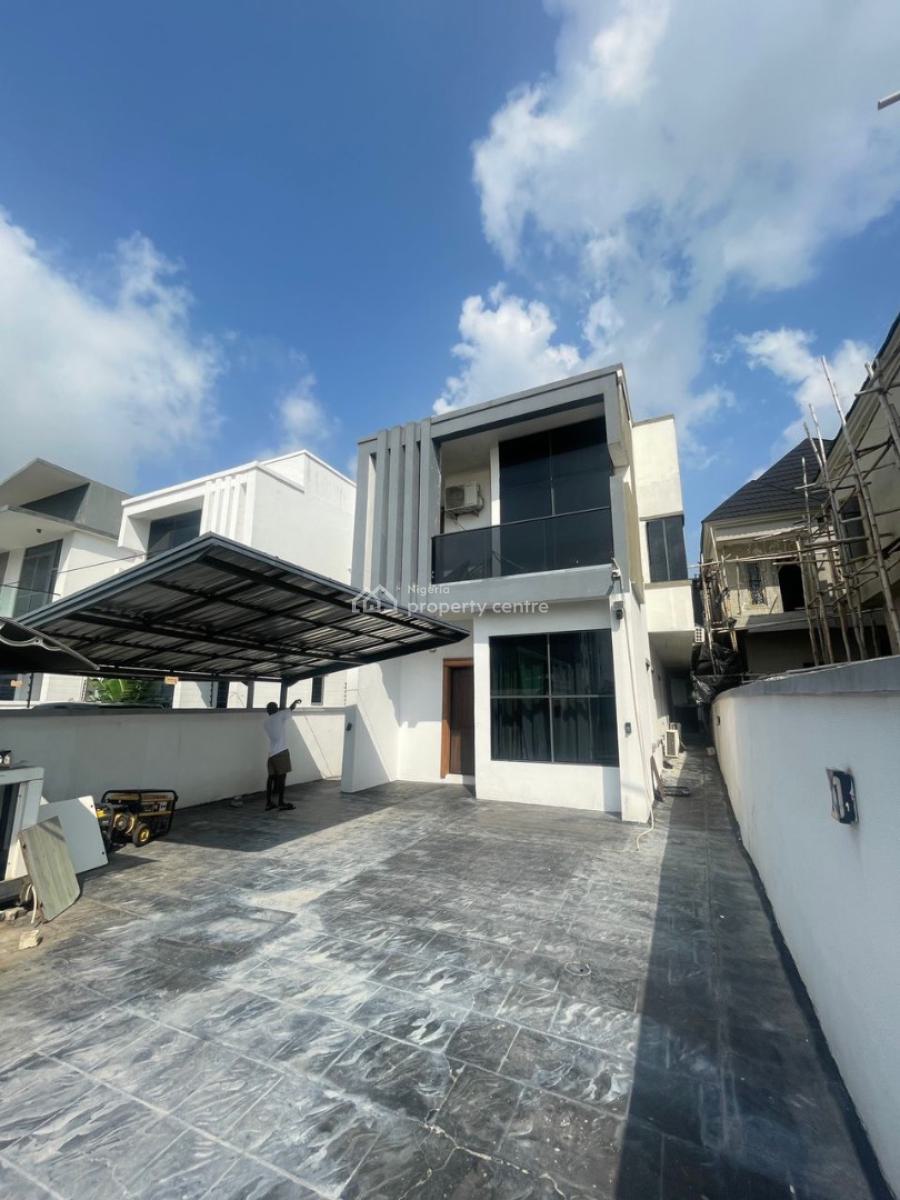 Fully Furnished 5 Bedroom Detached House with Bq in a Secured Estate, Agungi, Lekki, Lagos, Detached Duplex for Rent