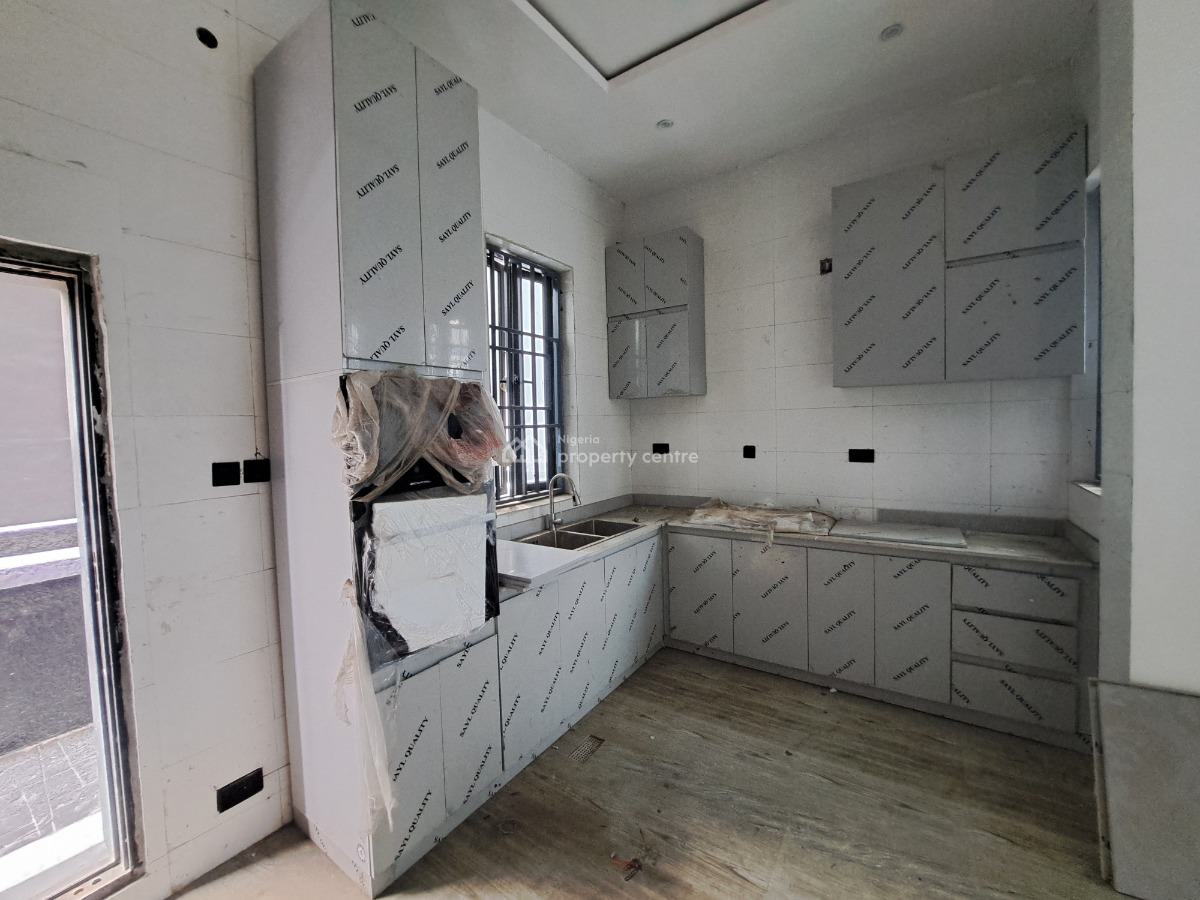 New 5 Bedroom Duplex on 3 Floors  with 1 Room Bq & Open Terrace, Ilasan, Lekki, Lagos, Semi-detached Duplex for Rent