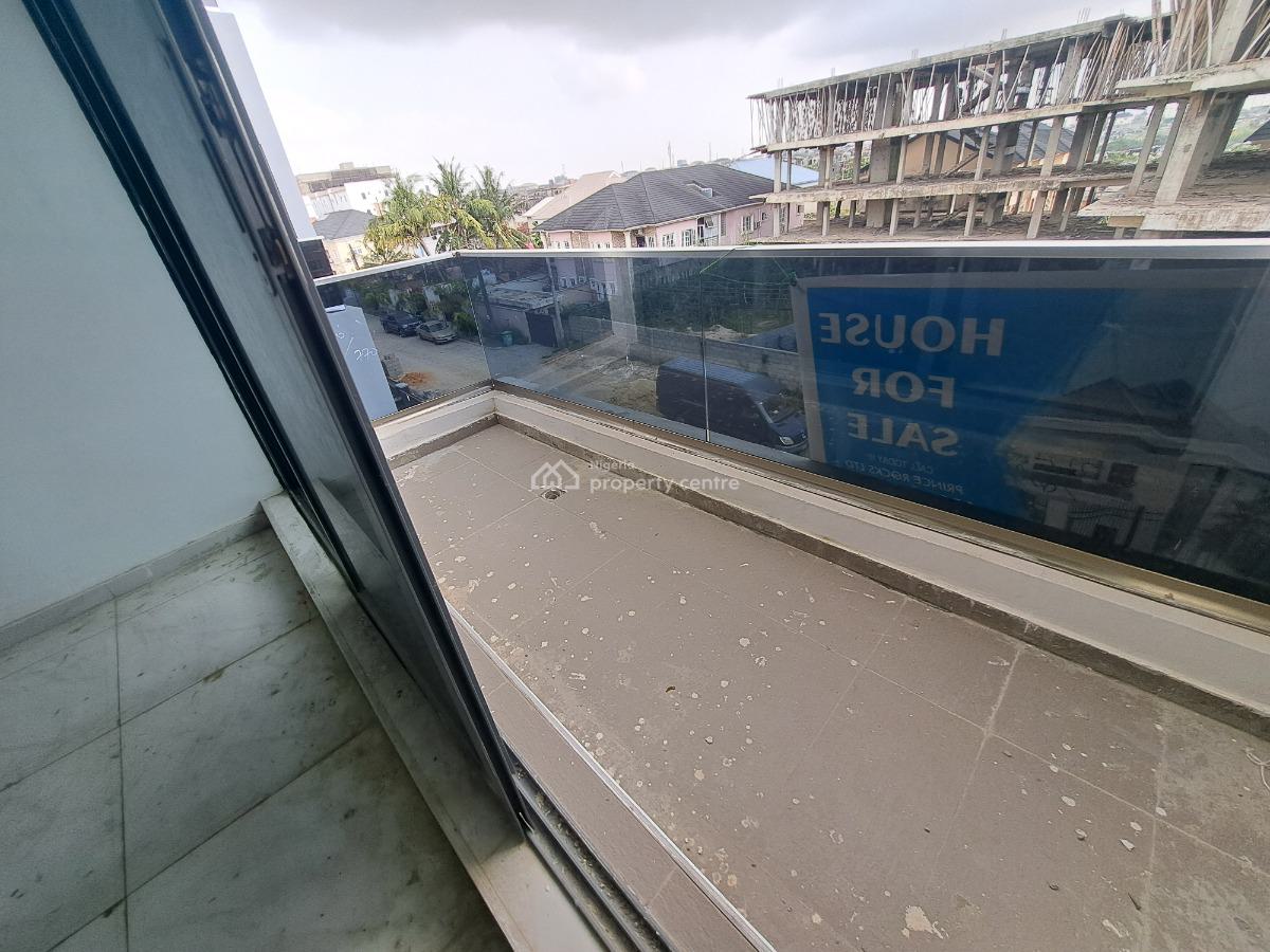 New 5 Bedroom Duplex on 3 Floors  with 1 Room Bq & Open Terrace, Ilasan, Lekki, Lagos, Semi-detached Duplex for Rent