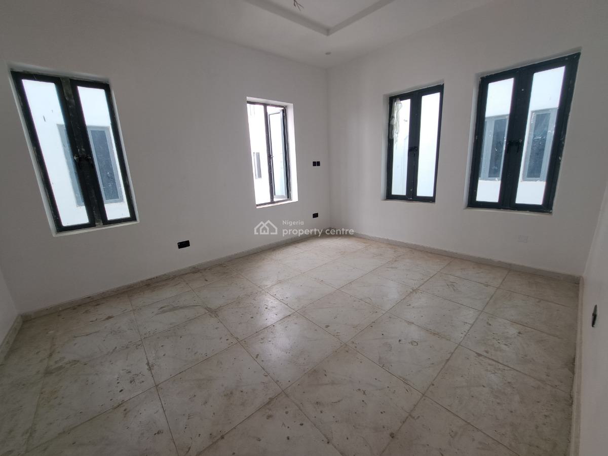 New 5 Bedroom Duplex on 3 Floors  with 1 Room Bq & Open Terrace, Ilasan, Lekki, Lagos, Semi-detached Duplex for Rent