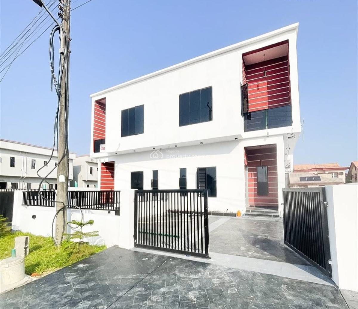 Modern 4 Bedroom Semi Detached Duplex, Ajah, Lagos, Semi-detached Duplex for Sale